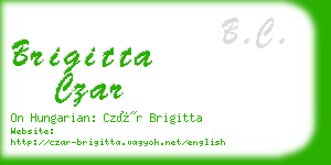 brigitta czar business card